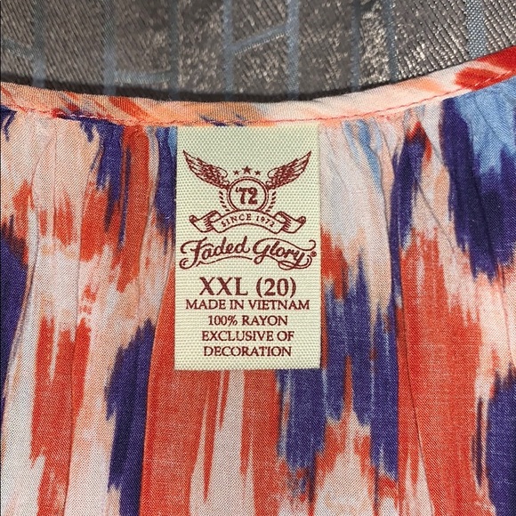 Color Peasant Top - Picture 3 of 5